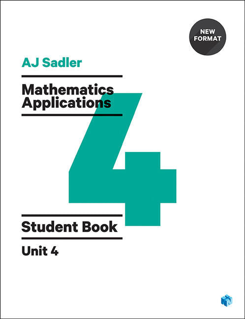 Sadler Mathematics Applications for WA - Unit 4: Student Book (Print & Digital)