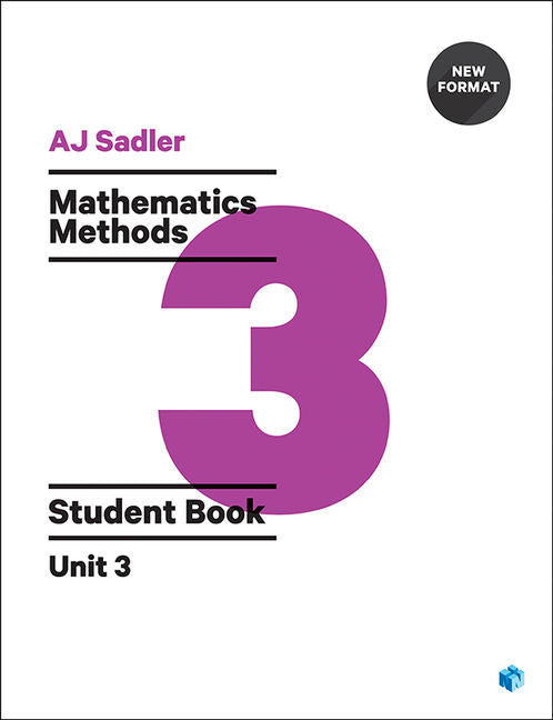Sadler Mathematics Methods for WA - Unit 3: Student Book (Print & Digital)
