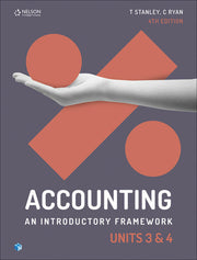 Accounting: An Introductory Framework - Units 3 & 4: Student Book (Print & Digital)
