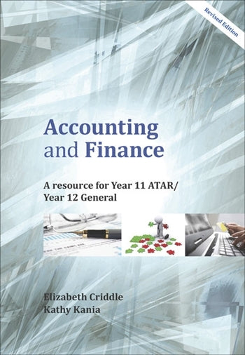 Accounting and Finance: A Resource for Year 11 ATAR and Year 12 General