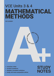 A+ VCE Year 12 Mathematical Methods Study Notes