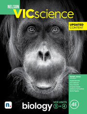 Nelson VicScience Biology VCE Units 3 &4 Student Book 4th Edition