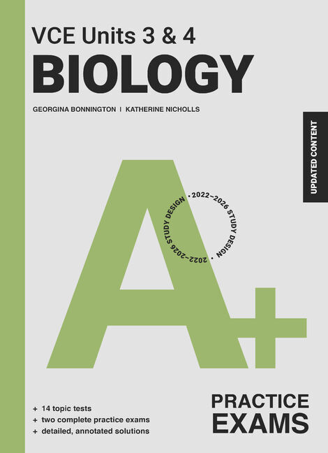 A+ Biology Practical Exam VCE Units 3 & 4 Updated