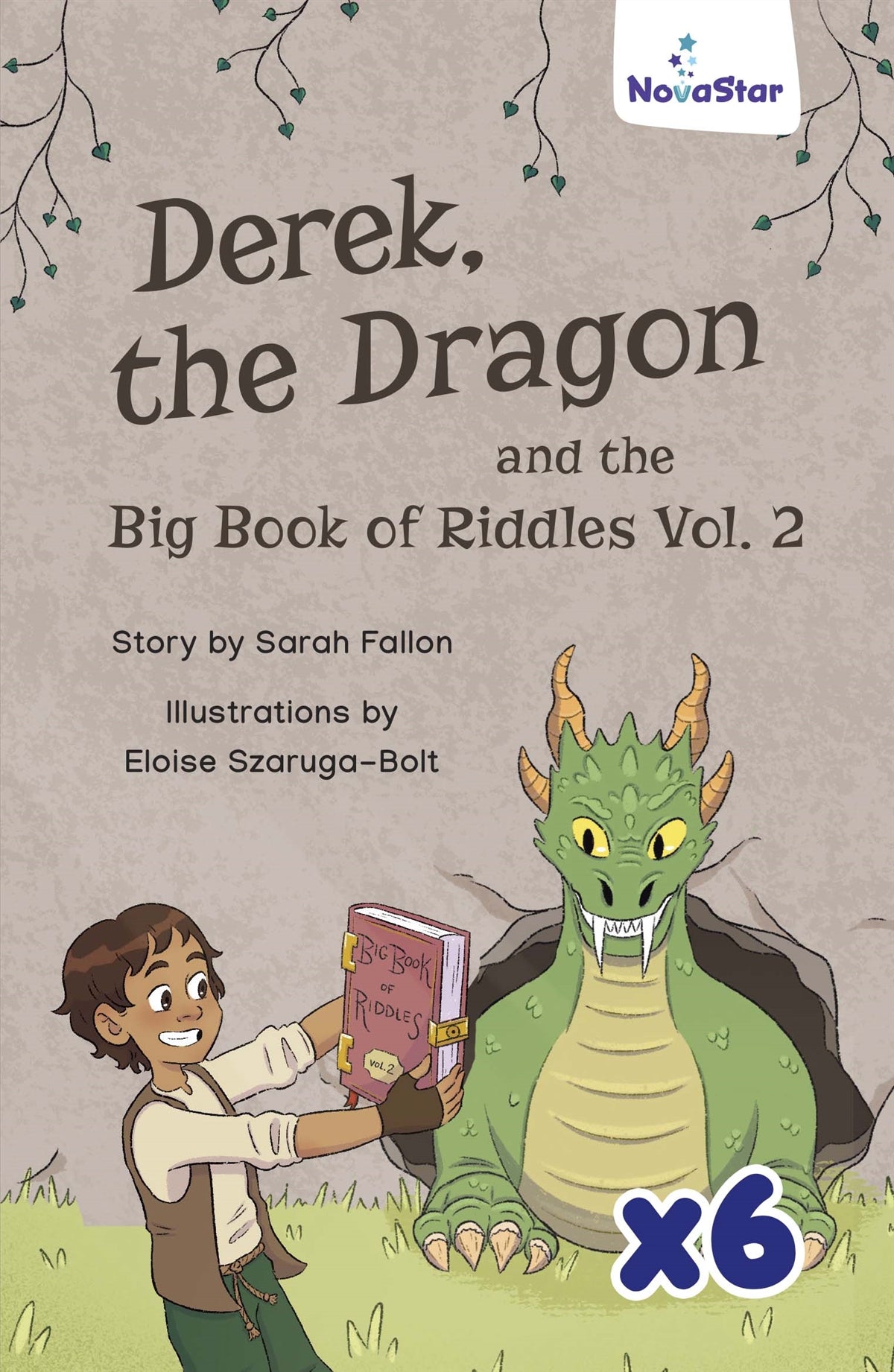 Derek, the Dragon and the Big Book of Riddles Volume 2 x 6