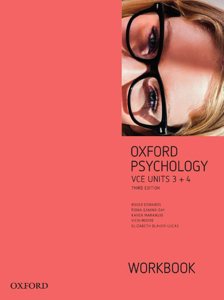 Oxford VCE Psychology - Units 3+4: Workbook (Print)