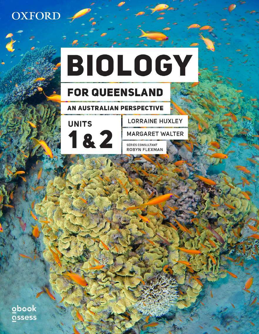 Biology for Queensland An Australian Perspective Units 1 & 2 (Third edition) Student book + obook assess