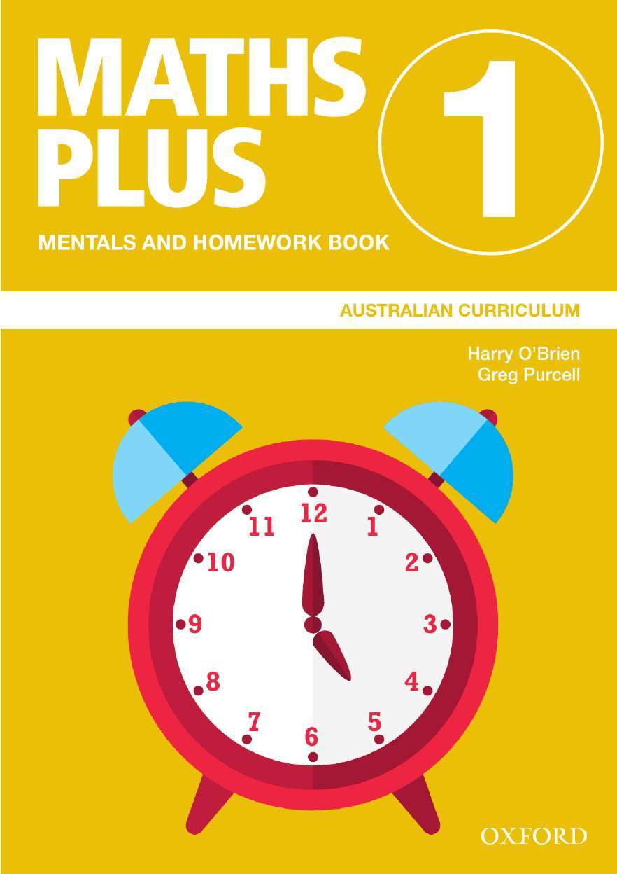 Maths Plus Australian Curriculum Edition - Mentals & Homework Book: Year 1 (2023)