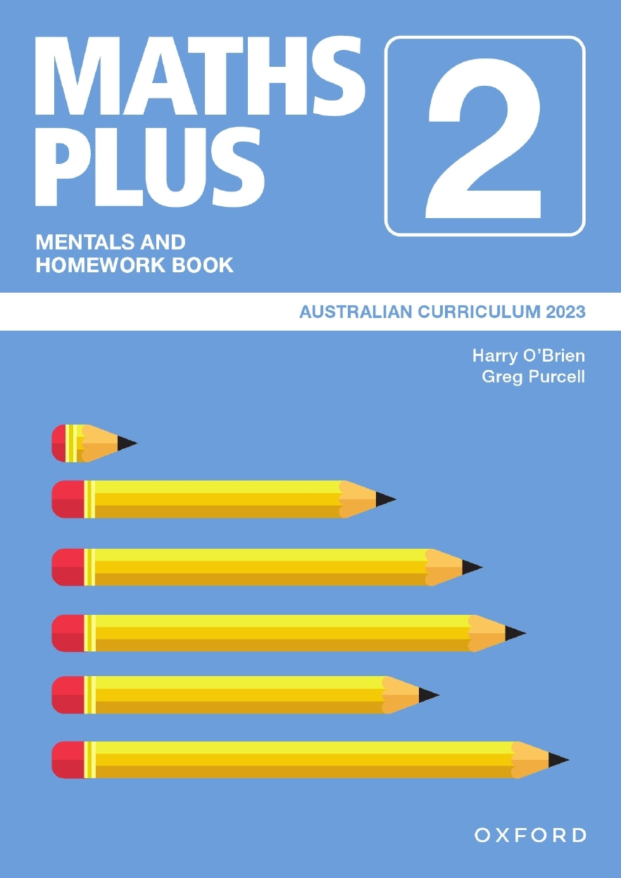 Maths Plus Australian Curriculum Edition - Mentals & Homework Book: Year 2 (2023)