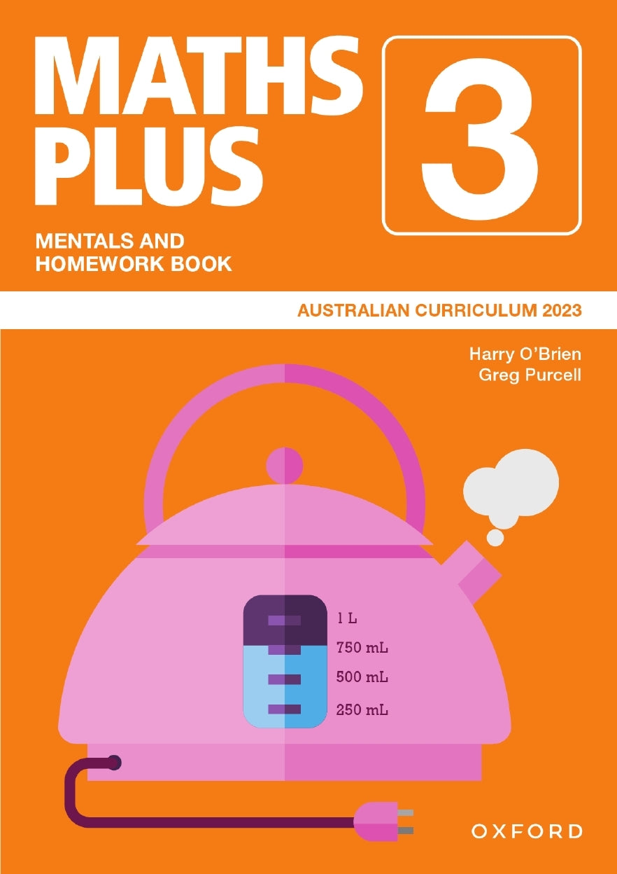 Maths Plus Australian Curriculum Edition - Mentals & Homework Book: Year 3 (2023)