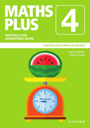 Maths Plus Australian Curriculum Edition - Mentals & Homework Book: Year 4 (2023)