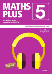 Maths Plus Australian Curriculum Edition - Mentals & Homework Book: Year 5 (2023)
