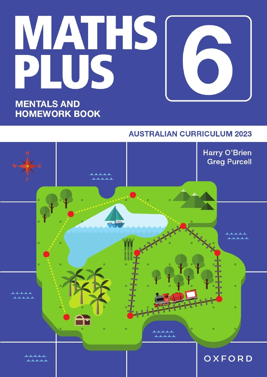 Maths Plus Australian Curriculum Edition - Mentals & Homework Book: Year 6 (2023)