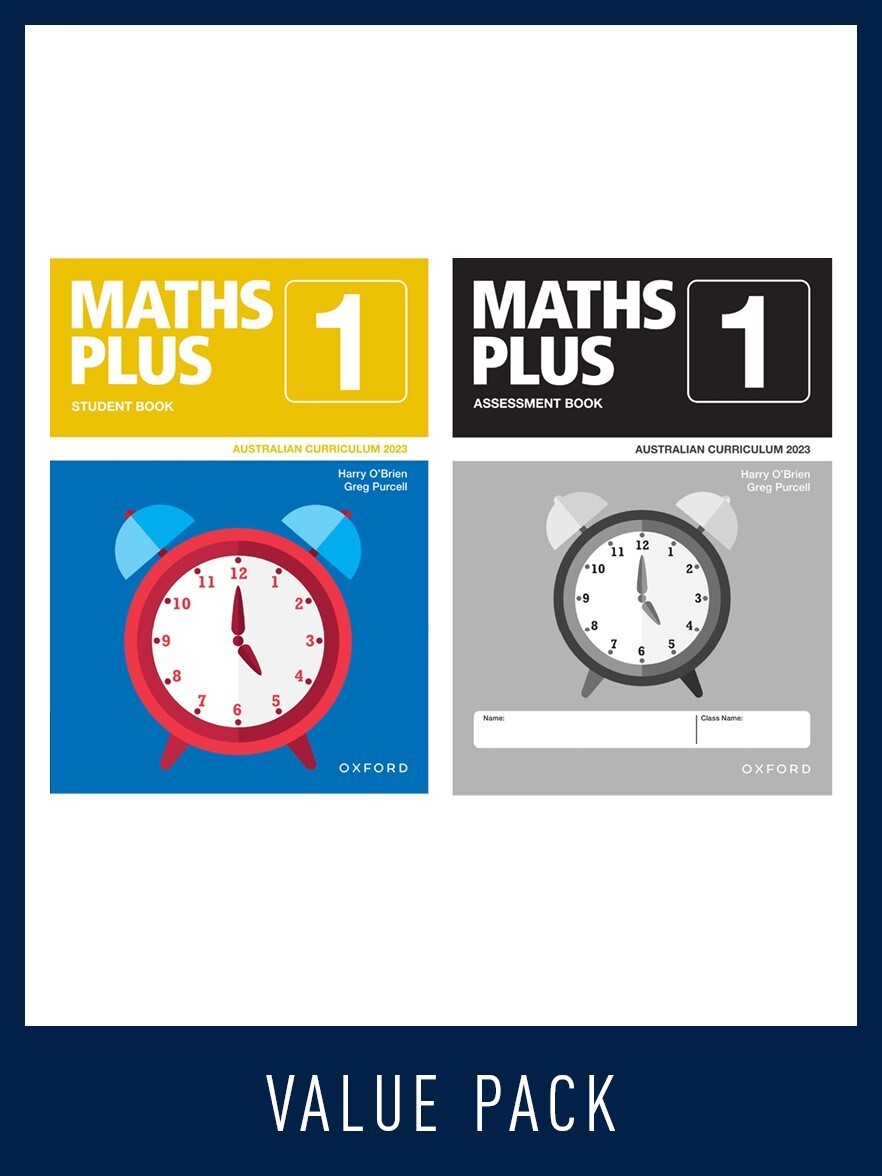 Maths Plus Australian Curriculum - Student and Assessment Value Pack: Year 1 (2023)