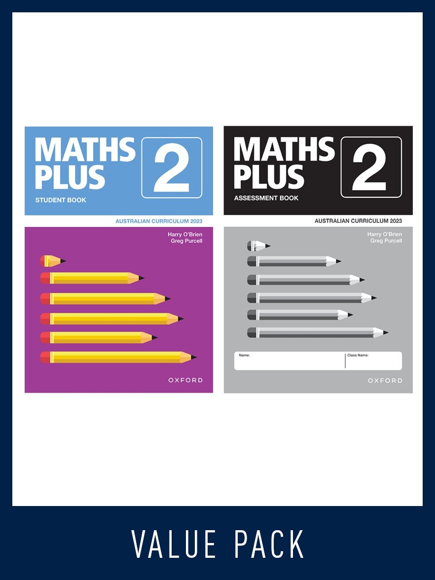 Maths Plus Australian Curriculum - Student and Assessment Value Pack: Year 2 (2023)