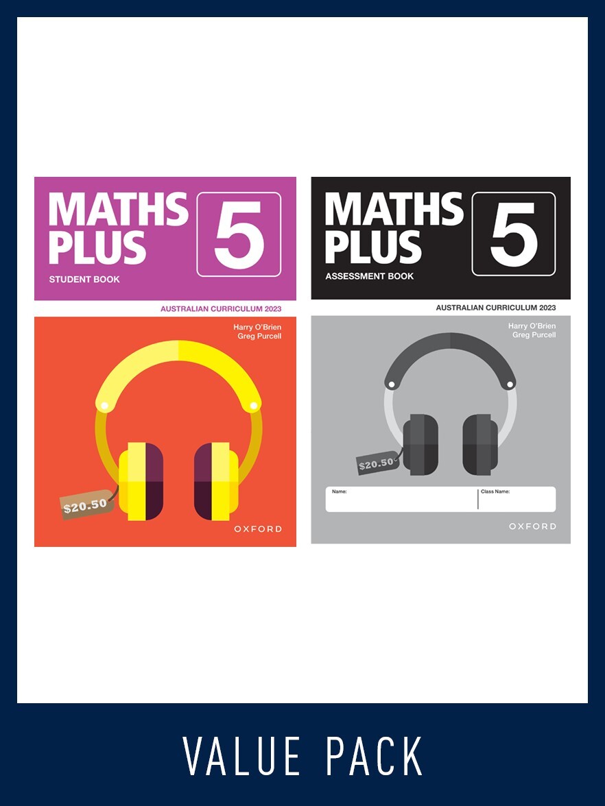 Maths Plus Australian Curriculum - Student and Assessment Value Pack: Year 5 (2023)