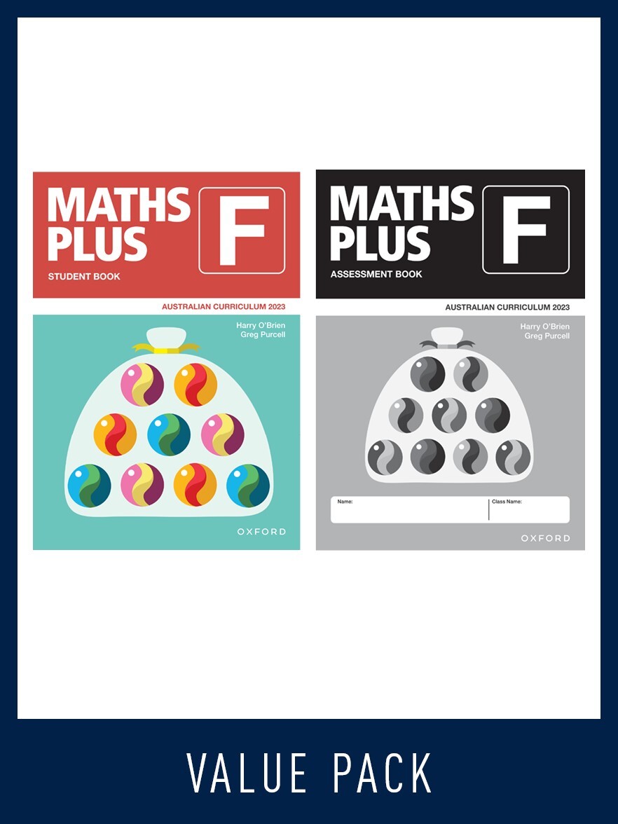 Maths Plus Australian Curriculum - Student and Assessment Value Pack: Foundation (2023)