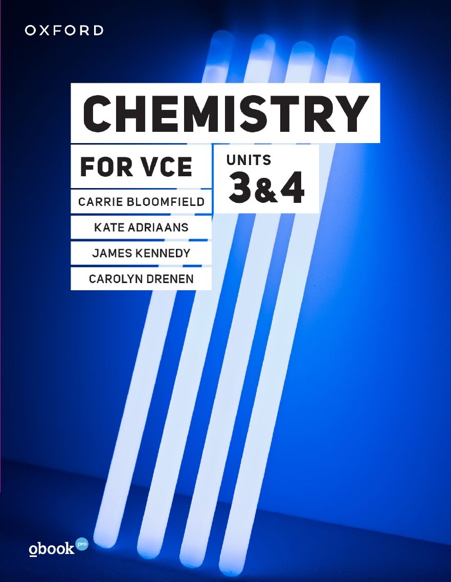Chemistry for VCE - Units 3 & 4: Student Book + obook pro (Print & Digital)
