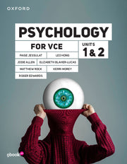 Psychology for VCE Unit 1 & 2 Student Book + obook pro