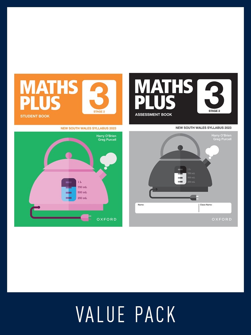 Maths Plus NSW Edition - Student and Assessment Book Value Pack: Year 3
