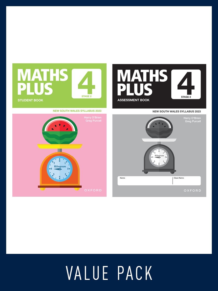 Maths Plus NSW Edition - Student and Assessment Book Value Pack: Year 4