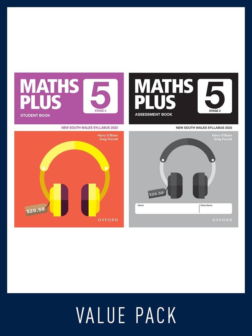 Maths Plus NSW Edition - Student and Assessment Book Value Pack: Year 5