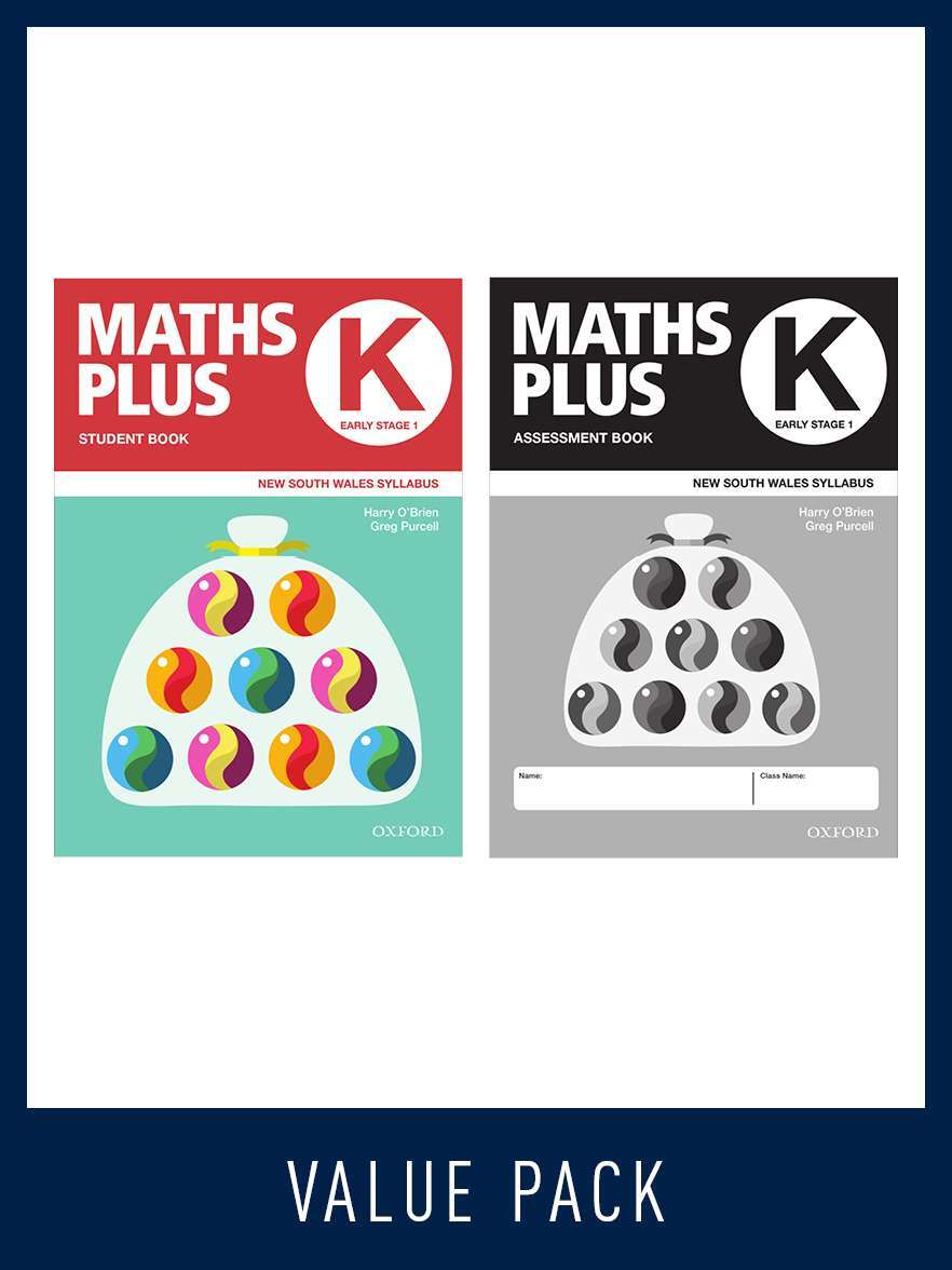 Maths Plus NSW Edition - Student and Assessment Book Value Pack: Kindergarten