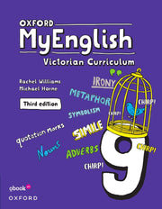 Oxford MyEnglish VIC Curriculum - Year 9 (Third Edition): Student Book +obook pro (Print & Digital)