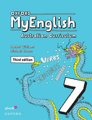 Oxford MyEnglish 7 Australian Curriculum - Third Edition: Student book + obook assess (Print & Digital)