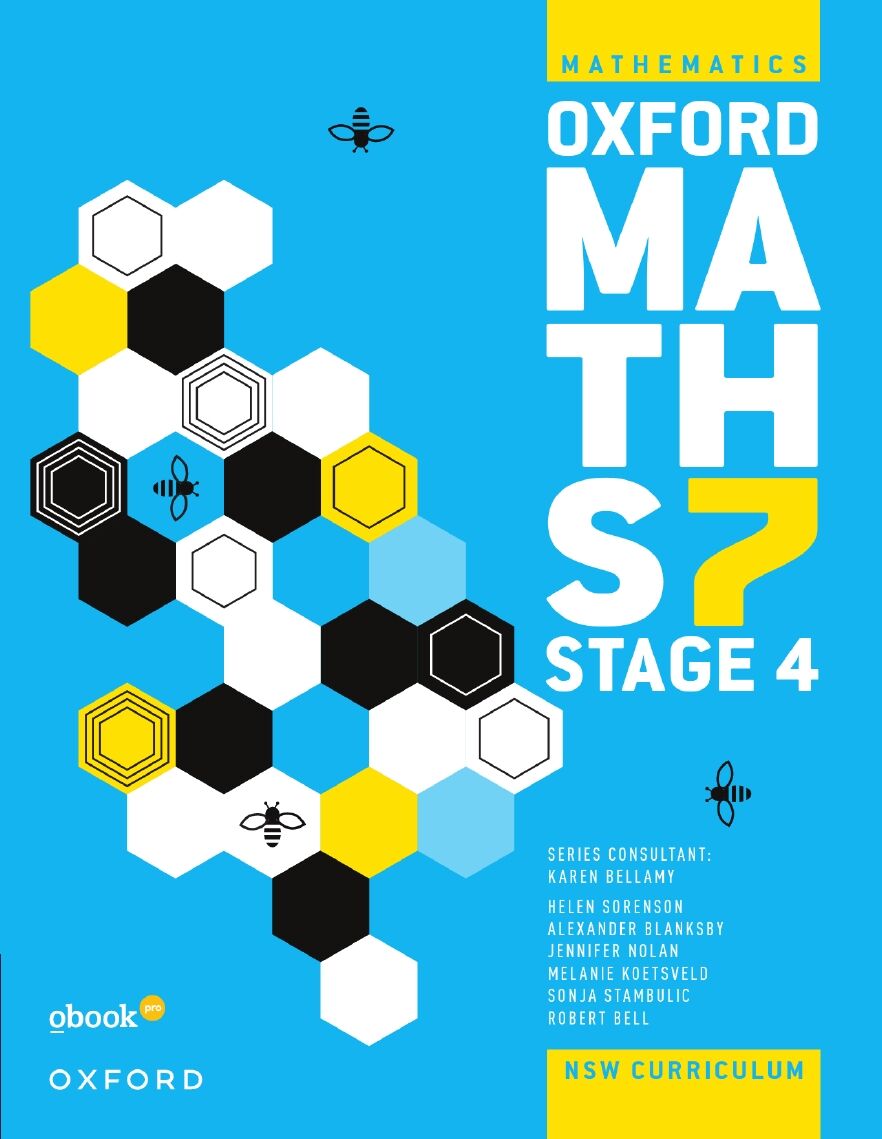 Oxford Maths 7 Stage 4 NSW Curriculum Student Book + obook pro (Print & Digital)