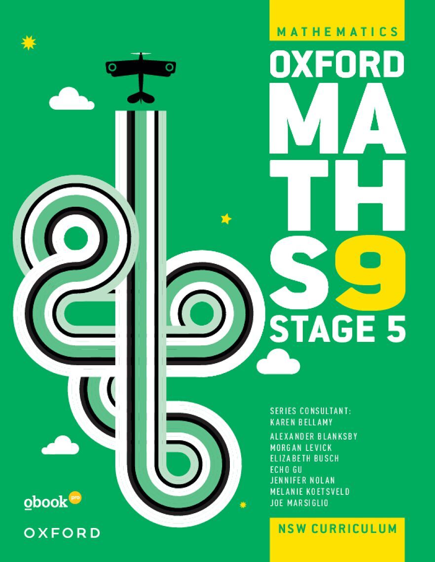 Oxford Maths 9 Stage 5 NSW Curriculum Student Book + obook pro (Print & Digital)