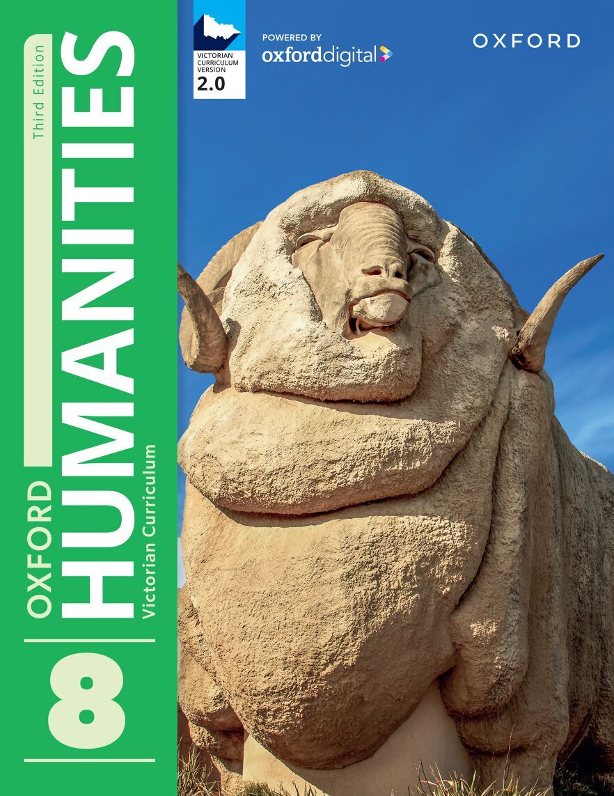 Oxford Humanities 8 Victorian Curriculum Third Edition - Student Book + Essential Access (Print & Digital)