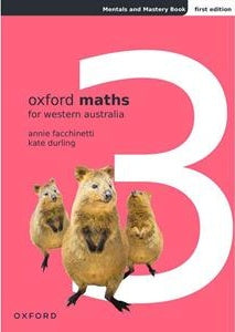 Oxford Maths for Western Australia Mentals and Mastery Book Year 3