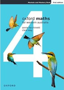 Oxford Maths for Western Australia Mentals and Mastery Book Year 4