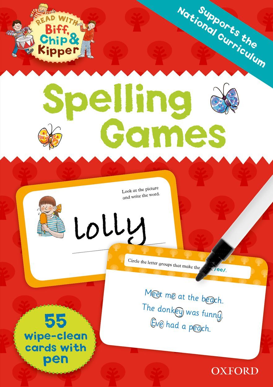 Oxford Reading Tree - Spelling Games Flashcards