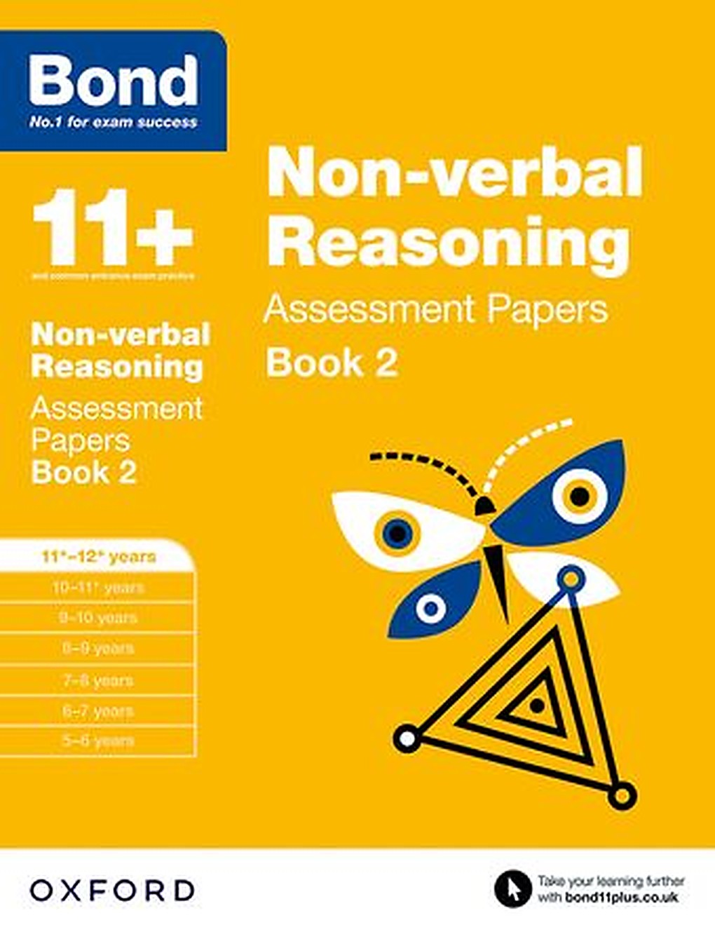 Bond 11 Nonverbal Reasoning Assessment Papers 11 to 12 Book 2 cover