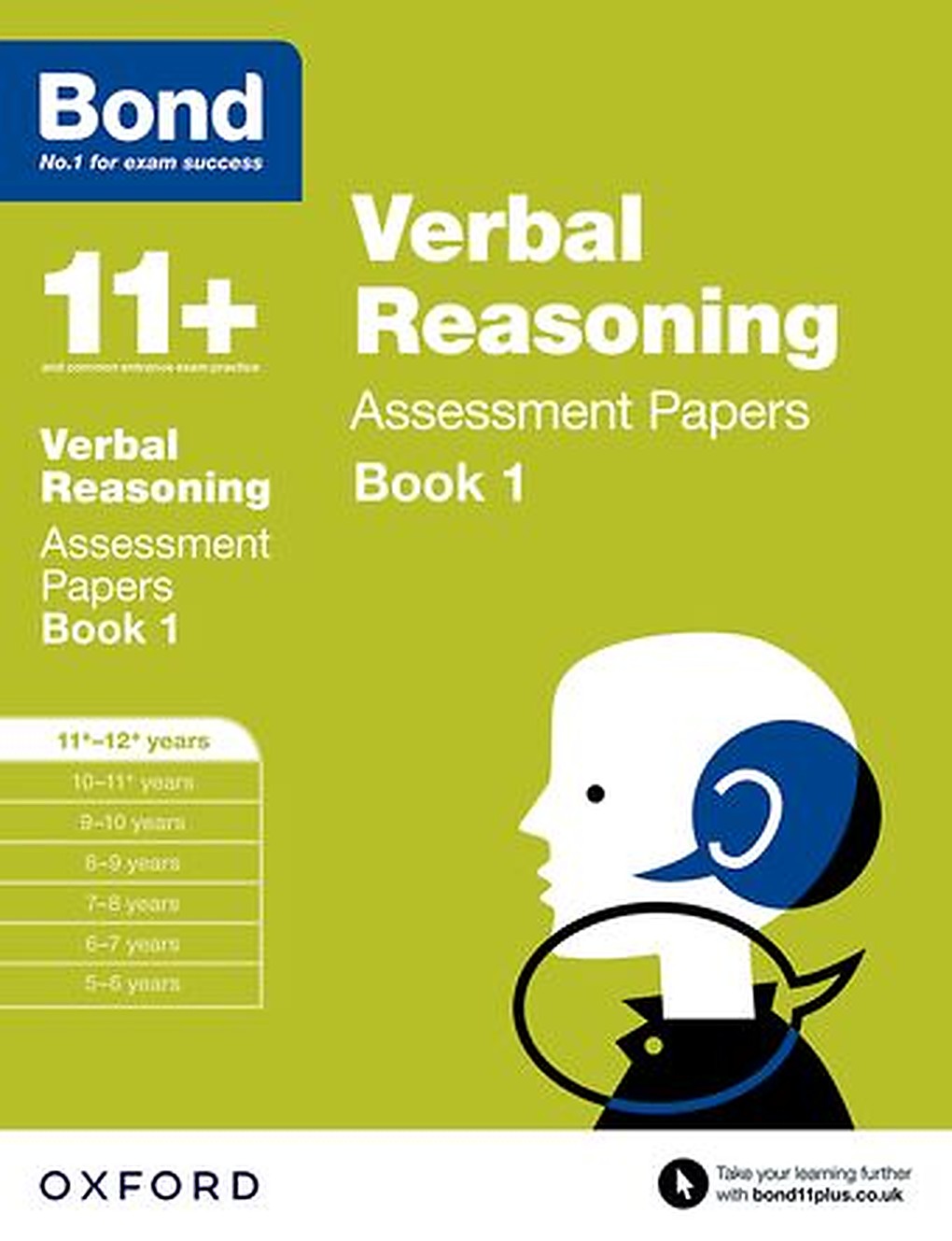 Bond 11 Verbal Reasoning Assessment Papers 11 to 12 years Book 1 cover