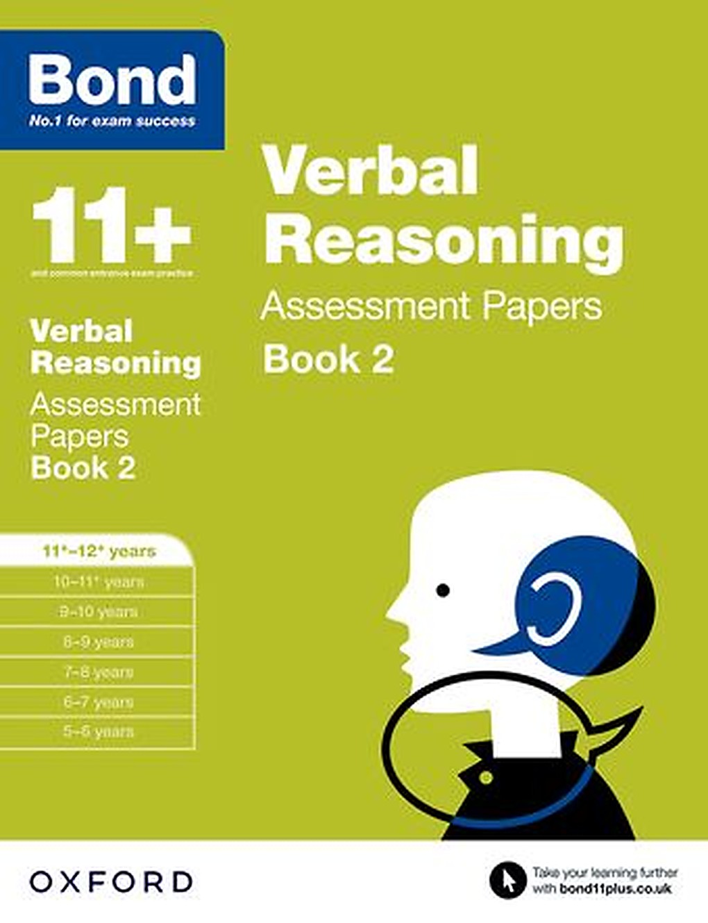 Bond 11 Verbal Reasoning Assessment Papers 11 to 12 Book 2 cover