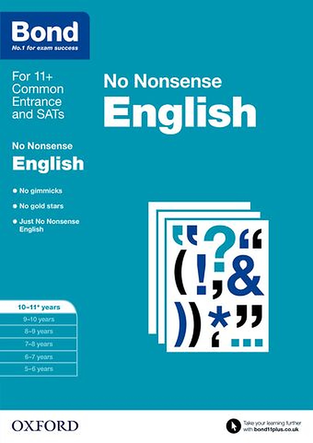 Bond English No Nonsense 10 to 11 cover