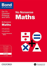 Bond Maths No Nonsense 6 to 7 years cover