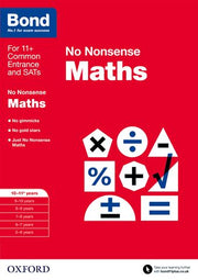 Bond Maths No Nonsense 10 to 11