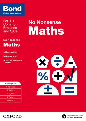 Bond Maths No Nonsense 10 to 11