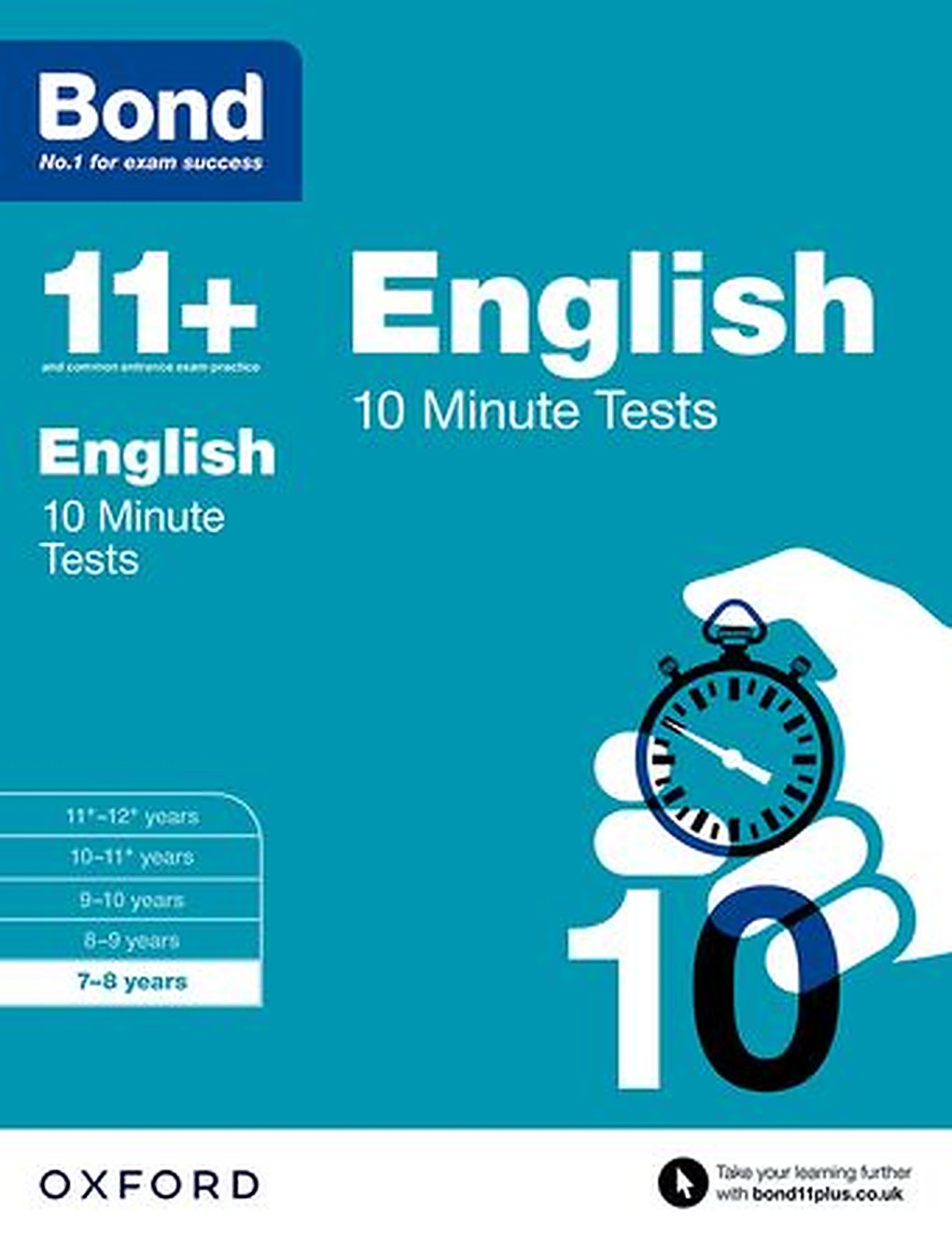 Bond 11 English 10 Minute Tests 7 to 8 cover