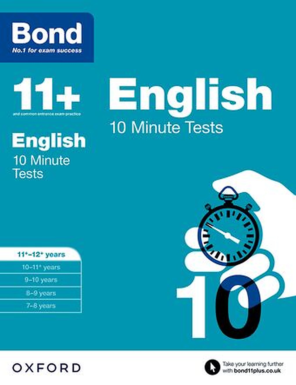 Bond 11 English 10 Minute Tests 11 to 12 cover