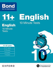 Bond 11 English 10 Minute Tests 11 to 12 cover