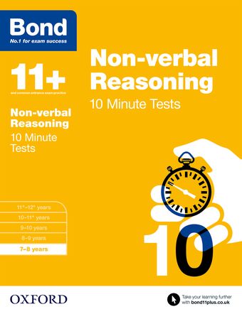Bond 11 Non Verbal Reasoning 10 Minute Tests 7 to 8 Years