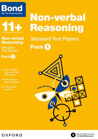 Bond 11 Nonverbal Reasoning Standard Test Papers Pack 1
