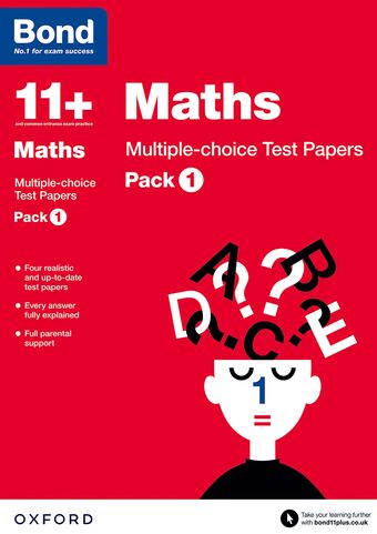 Bond 11 Maths Multiple Choice Test Papers Pack 1