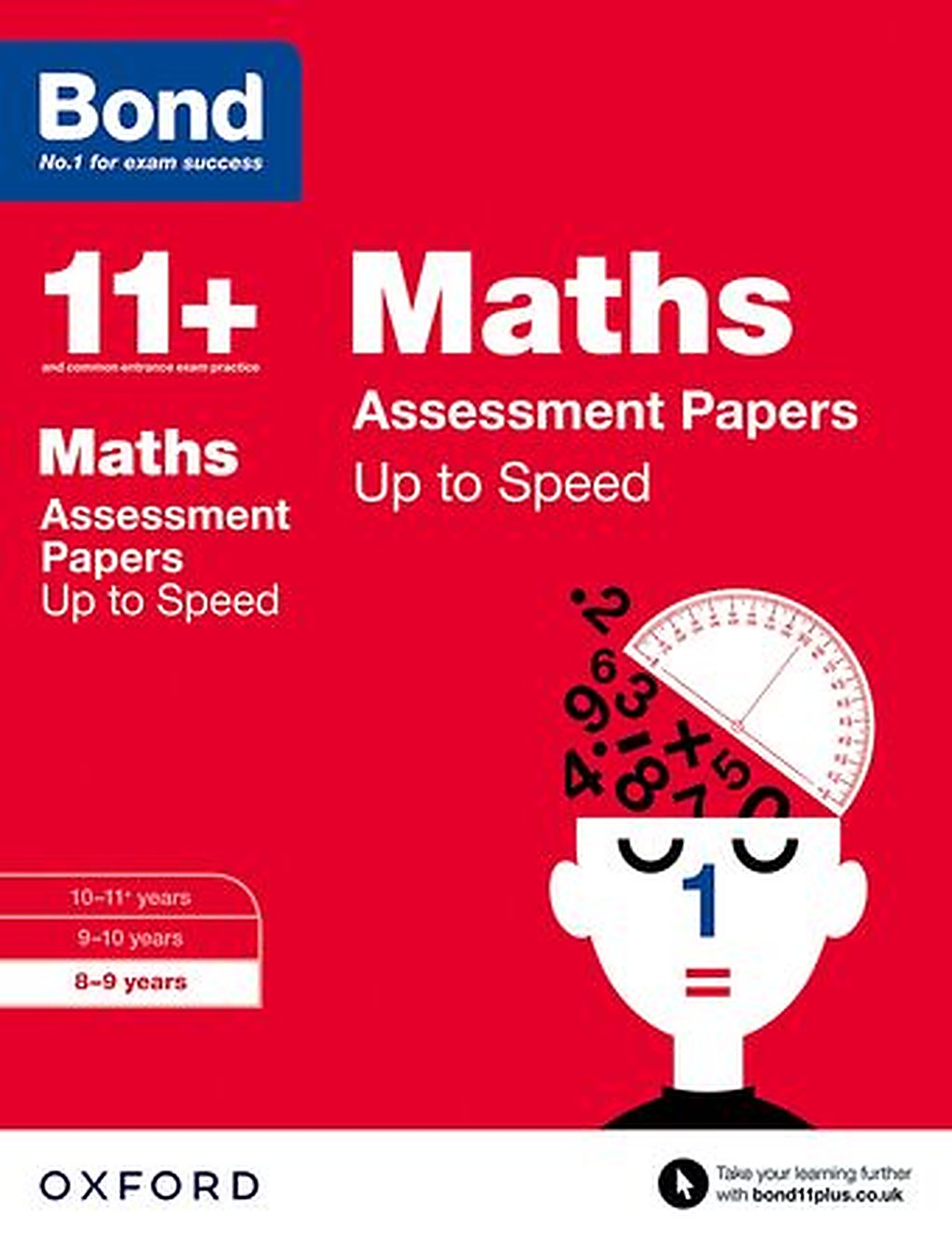 Bond 11 Maths Up to Speed Practice 8 to 9 cover