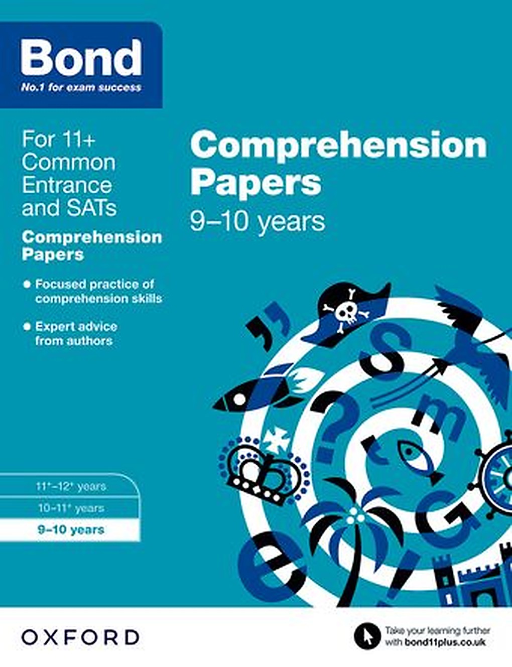 Bond 11 English Comprehension Papers 9 to 10 Years cover