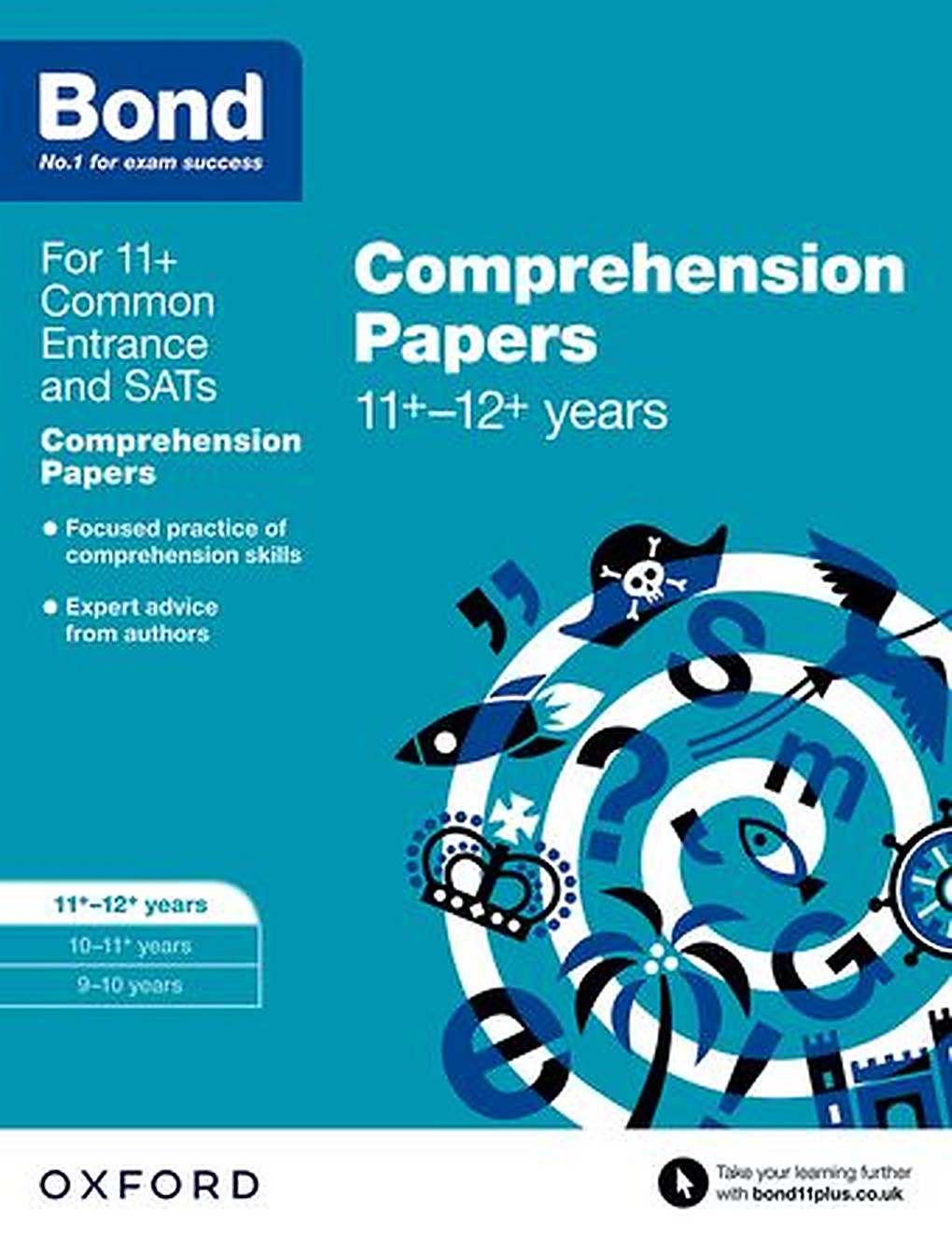 Bond 11+ English Comprehension Papers 11+ to 12 Years cover
